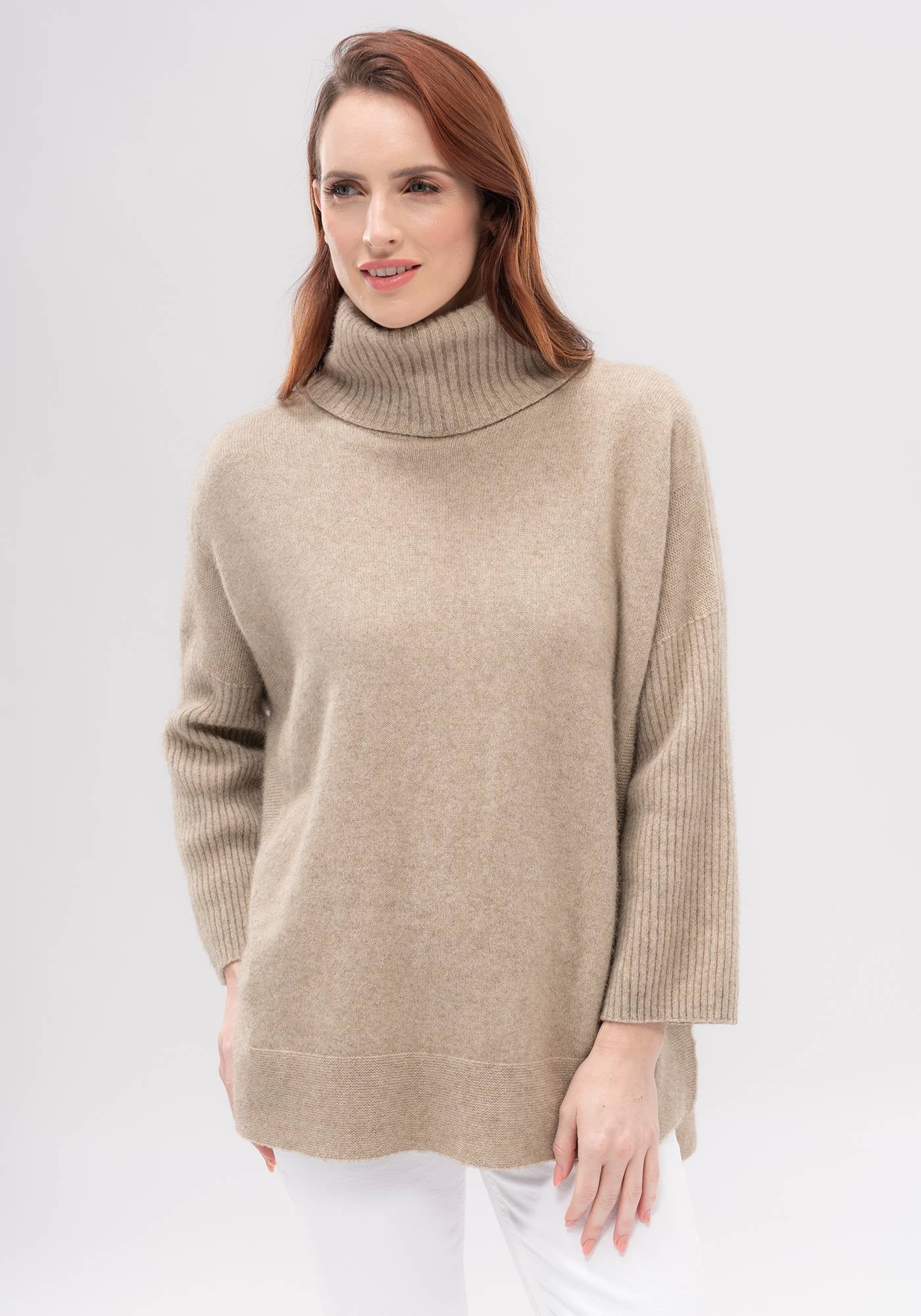 Cowl neck clearance cape sweater